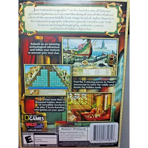 Nat Geo Adventure Ghost Fleet Titanic Herods Cleopatra PC Computer Game History - Picture 4 of 5